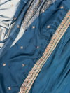 Nnk3034 Roman Silk Embroidery Work Top With Bottom Dupatta Online Wholesale